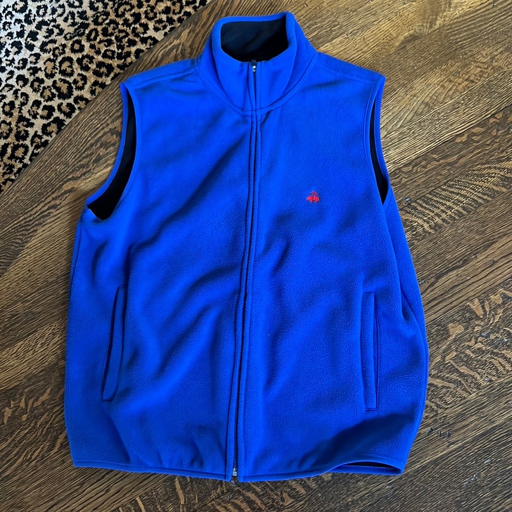 Brooks Brothers fleece vest